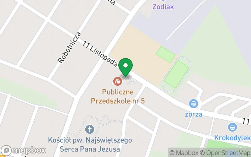 Lokalizacja: Publiczne Przedszkole nr 5 w Radomsku