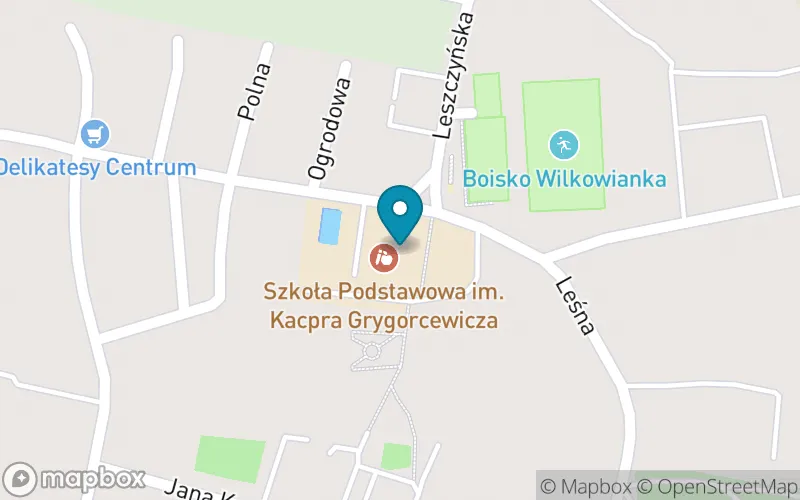 Lokalizacja: Szkoła Podstawowa im. Stanisława Staszica w Wilkowie-Osiedlu