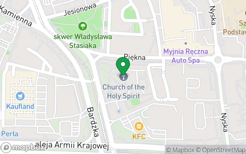 Lokalizacja: Rzymsko-Katolicka Parafia P.w. Ducha Świętego - Domowe Przedszkole "Duszek"