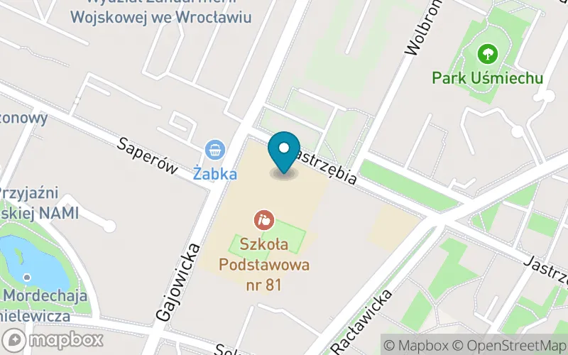 Lokalizacja: Szkoła Podstawowa nr 81 im. Wandy Rutkiewicz