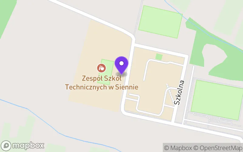 Lokalizacja: Branżowa Szkoła II Stopnia w Siennie