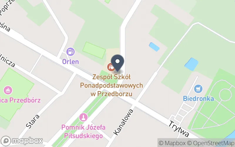 Lokalizacja: Zespół Szkół Ponadpodstawowych w Przedborzu