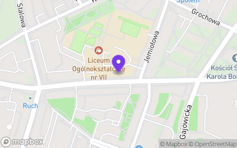 Lokalizacja: Liceum Ogólnokształcące nr VII im. Krzysztofa Kamila Baczyńskiego