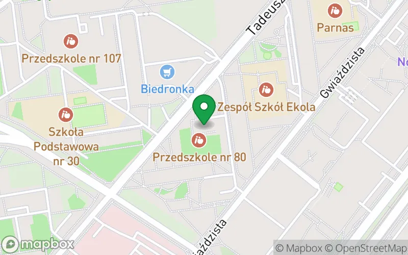 Lokalizacja: Przedszkole nr 80 Zielona Dolinka