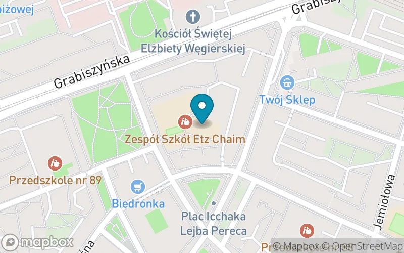 Lokalizacja: Szkoła Podstawowa Dialogu Kultur Etz Chaim