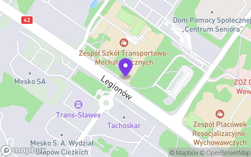 Lokalizacja: Branżowa Szkoła I Stopnia nr 4 im. „Inż. Eugeniusza Kwiatkowskiego” Zespołu Szkół Transportowo-Mechatronicznych w Skarżysku-Kamiennej