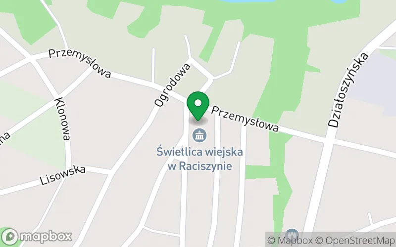 Lokalizacja: Publiczne Przedszkole w Raciszynie