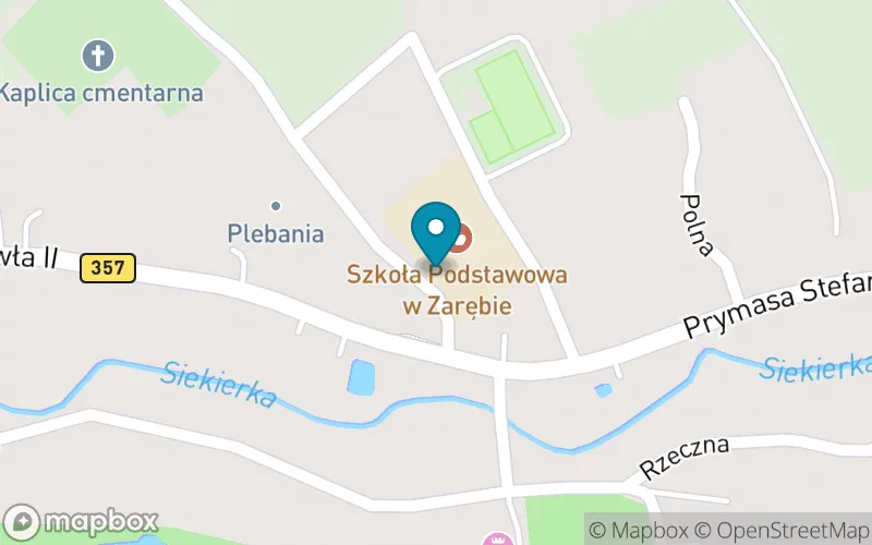 Lokalizacja: Szkoła Podstawowa im. Żołnierzy Polskich w Zarębie