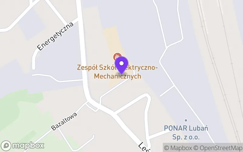 Lokalizacja: Technikum im. Stefana Drzewieckiego w Zespole Szkół Elektryczno-Mechanicznych w Lubaniu