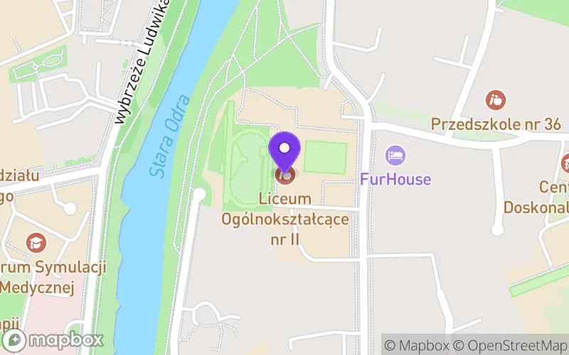 Lokalizacja: Liceum Ogólnokształcące nr II im. Piastów Śląskich z Oddziałami Mistrzostwa Sportowego