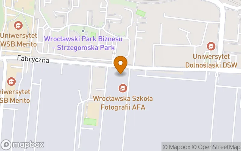 Lokalizacja: Niepubliczna Policealna Wrocławska Szkoła Fotografii Afa we Wrocławiu