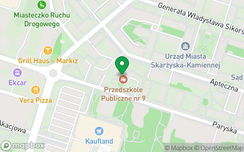 Lokalizacja: Przedszkole Publiczne nr 9 w Skarżysku-Kamiennej