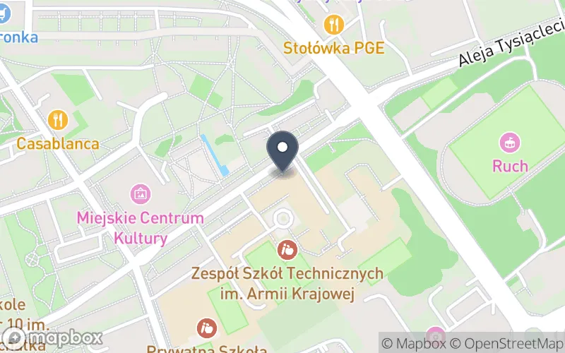 Lokalizacja: Zespół Szkół Technicznych im. Armii Krajowej w Skarżysku-Kamiennej