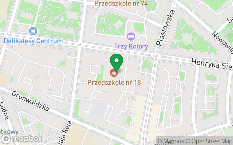 Lokalizacja: Przedszkole nr 18 Wiolinek
