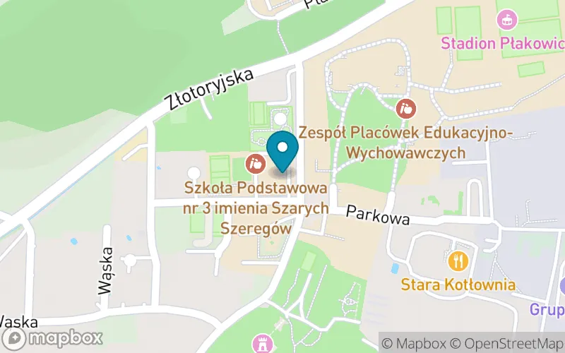 Lokalizacja: Szkoła Podstawowa nr 3 im. Szarych Szeregów