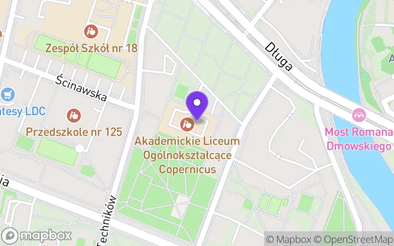 Lokalizacja: Autorskie Liceum Ogólnokształcące Galileo