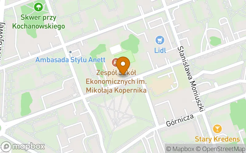 Lokalizacja: Szkoła Policealna nr 2 w Zespole Szkół Ekonomicznych im. Mikołaja Kopernika w Skarżysku-Kamiennej