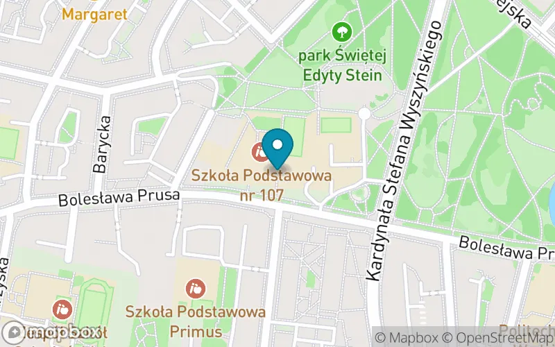Lokalizacja: Szkoła Podstawowa nr 107 im. Piotra Włostowica