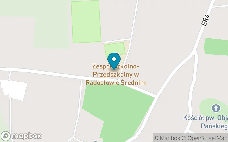 Lokalizacja: Szkoła Podstawowa im. Świętego Floriana w Radostowie Średnim