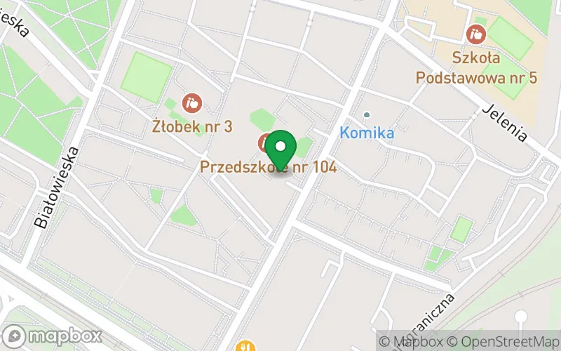 Lokalizacja: Przedszkole nr 104 na Misiowej Polanie