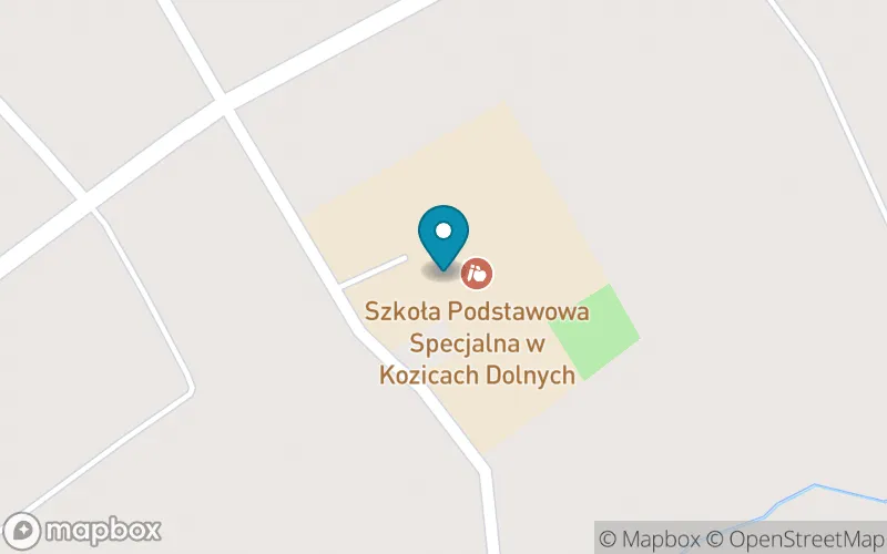 Lokalizacja: Szkoła Podstawowa Specjalna w Kozicach Dolnych