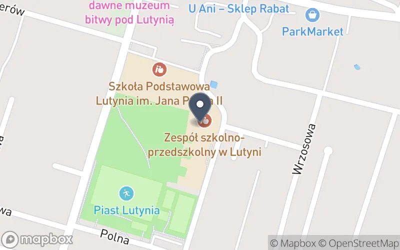Lokalizacja: Zespół Szkolno-Przedszkolny w Lutyni