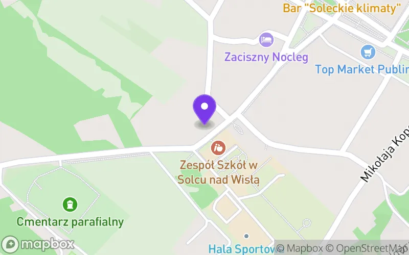 Lokalizacja: Liceum Ogólnokształcące dla Dorosłych w Solcu nad Wisłą