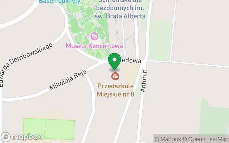 Lokalizacja: Przedszkole Miejskie nr 8 w Chełmie