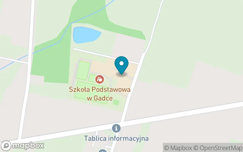 Lokalizacja: Szkoła Podstawowa im. Świętego Jana Pawła II w Gadce