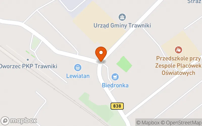 Lokalizacja: Gminny Żłobek "Łączka Zajączka" w Trawnikach