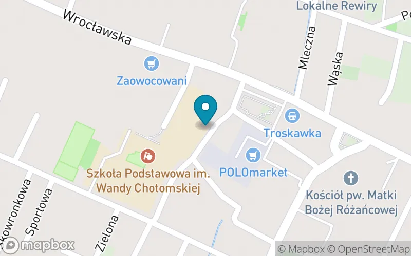 Lokalizacja: Szkoła Podstawowa im. Wandy Chotomskiej w Kiełczowie