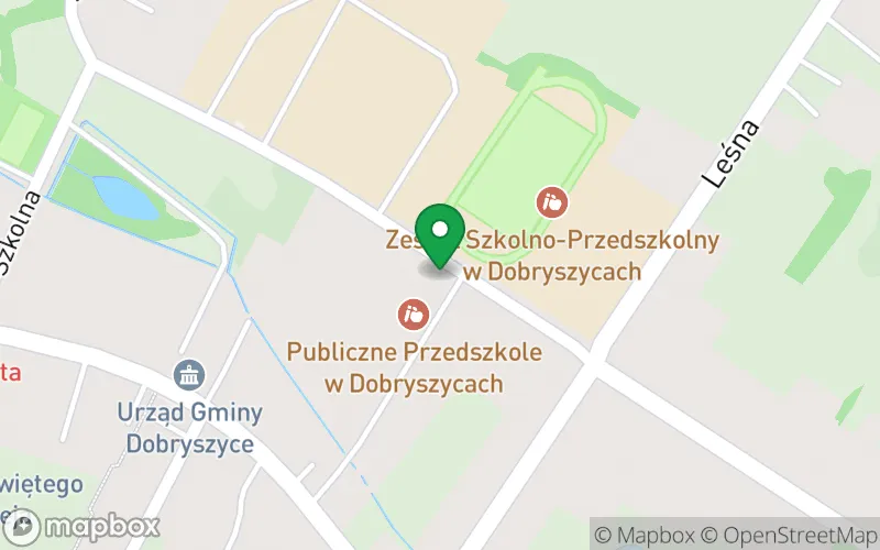 Lokalizacja: Publiczne Przedszkole w Dobryszycach
