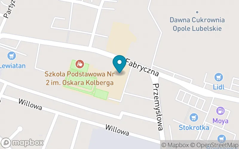 Lokalizacja: Szkoła Podstawowa nr 2 im. Oskara Kolberga w Opolu Lubelskim