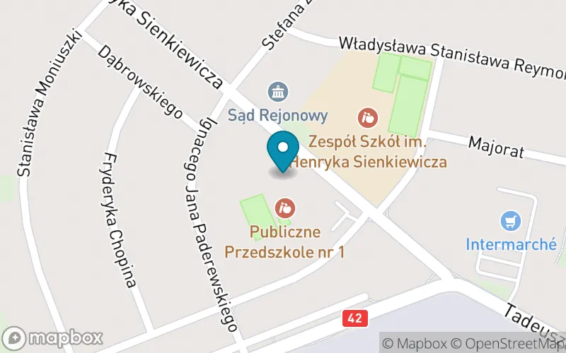 Lokalizacja: Szkoła Podstawowa nr 2 im. Polskich Noblistów w Pajęcznie
