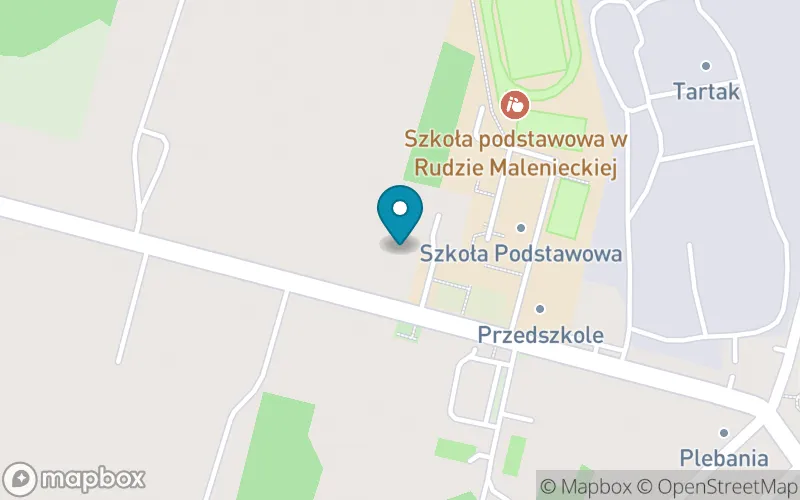 Lokalizacja: Publiczna Szkoła Podstawowa im. Stefana Żeromskiego w Rudzie Malenieckiej