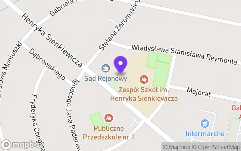 Lokalizacja: Technikum w Pajęcznie