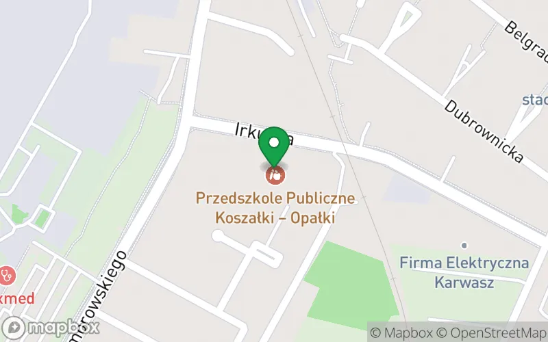 Lokalizacja: Przedszkole Publiczne Koszałki-Opałki im. Ks. Stanisława Orzechowskiego "Orzecha"