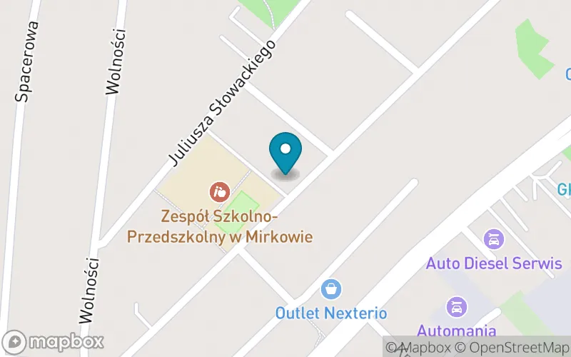 Lokalizacja: Szkoła Podstawowa im. Kawalerów Orderu Uśmiechu w Mirkowie