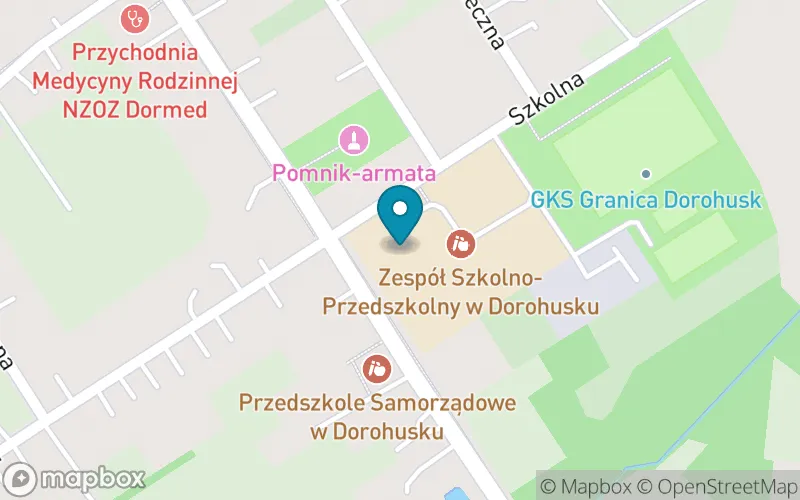 Lokalizacja: Szkoła Podstawowa im. Kpt. Kazimierza Filipowicza "Korda" w Dorohusku