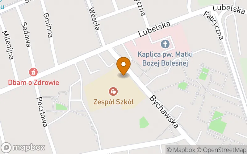 Lokalizacja: Szkoła Policealna w Bełżycach