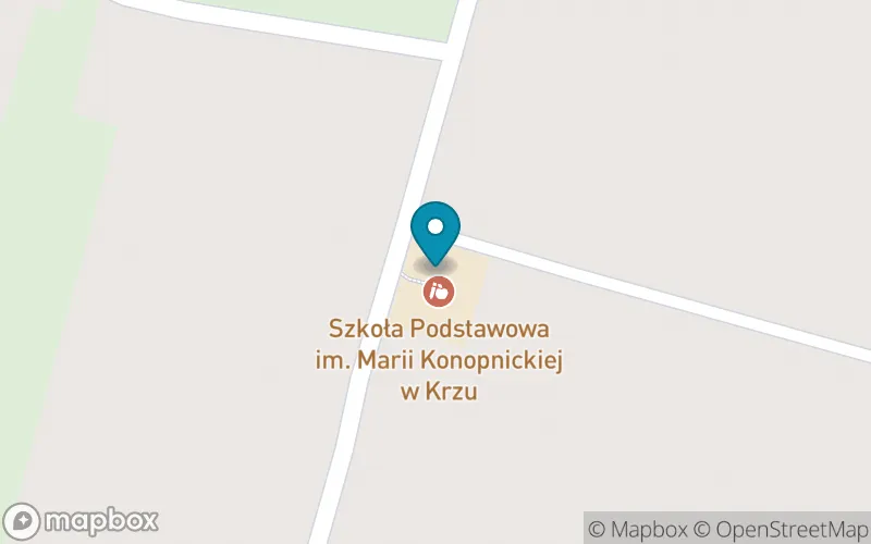 Lokalizacja: Szkoła Podstawowa im. Marii Konopnickiej w Krzu