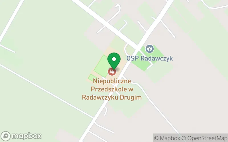 Lokalizacja: Niepubliczne Przedszkole w Radawczyku Drugim