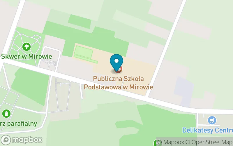 Lokalizacja: Publiczna Szkoła Podstawowa im. Świętego Jana Pawła II w Mirowie
