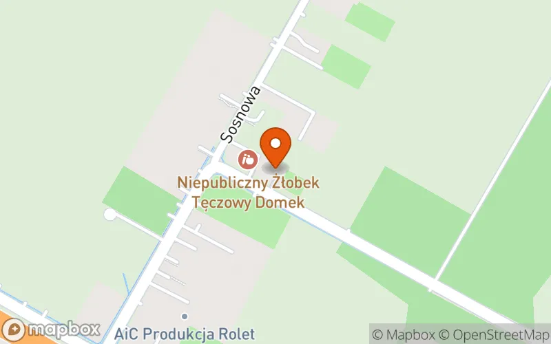 Lokalizacja: Niepubliczny Żłobek "Tęczowy Domek"