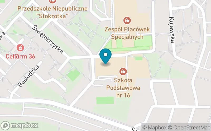 Lokalizacja: Szkoła Podstawowa nr 16 im. Kornela Makuszyńskiego w Legnicy