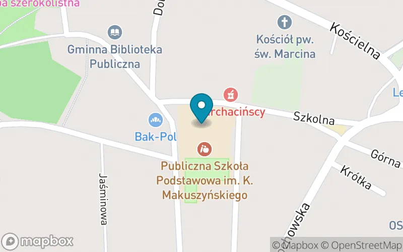 Lokalizacja: Publiczna Szkoła Podstawowa im. Kornela Makuszyńskiego w Siemkowicach