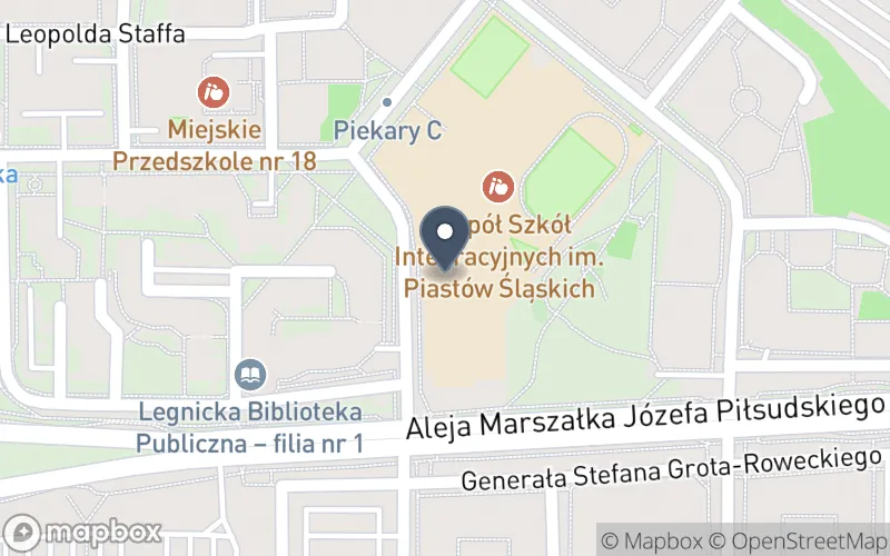 Lokalizacja: Zespół Szkół Integracyjnych im. Piastów Śląskich w Legnicy