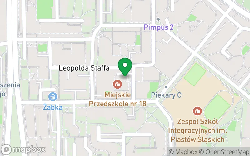 Lokalizacja: Miejskie Przedszkole nr 18 w Legnicy