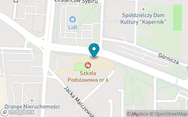 Lokalizacja: Szkoła Podstawowa nr 6 im. Henryka Sienkiewicza w Legnicy