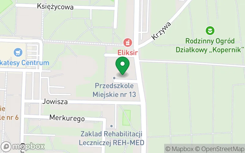 Lokalizacja: Miejskie Przedszkole nr 13 w Legnicy